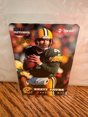 Sprint Brett Favre Football Phone Card Trading Card